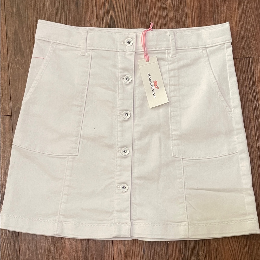 VINEYARD VINESGirls' Garment Dyed Button Front Skirt,Sz.14!NWT